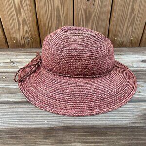 Callanan Straw Brown Woven Natural Fiber Hat EUC